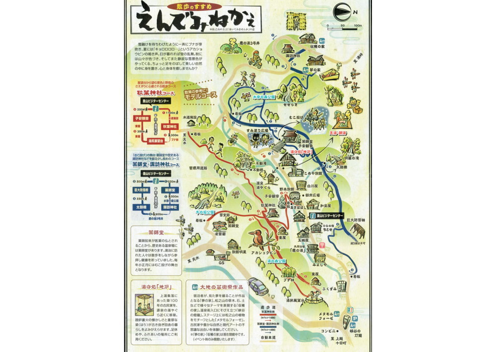 遊歩道表
